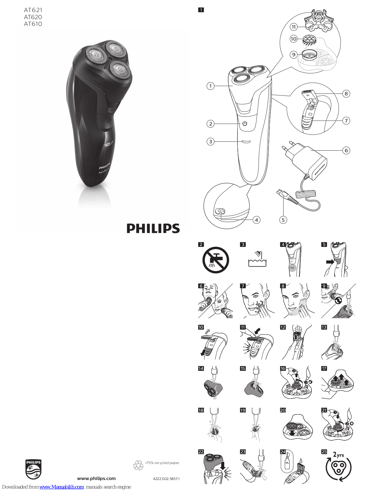 Philips AT621, AT620, AT610 User Manual - ManualMachine.com
