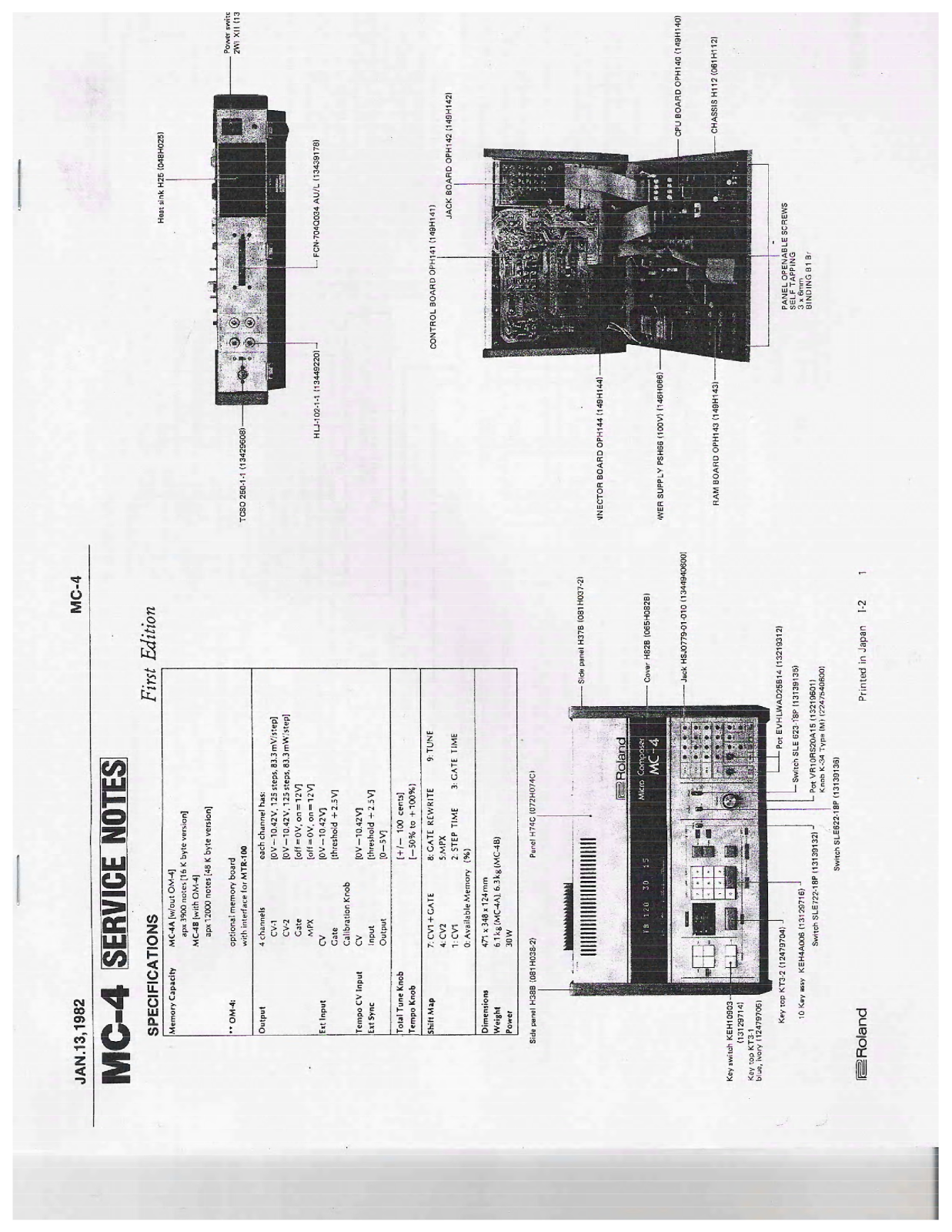 Roland Corporation MC-4 User's Manual