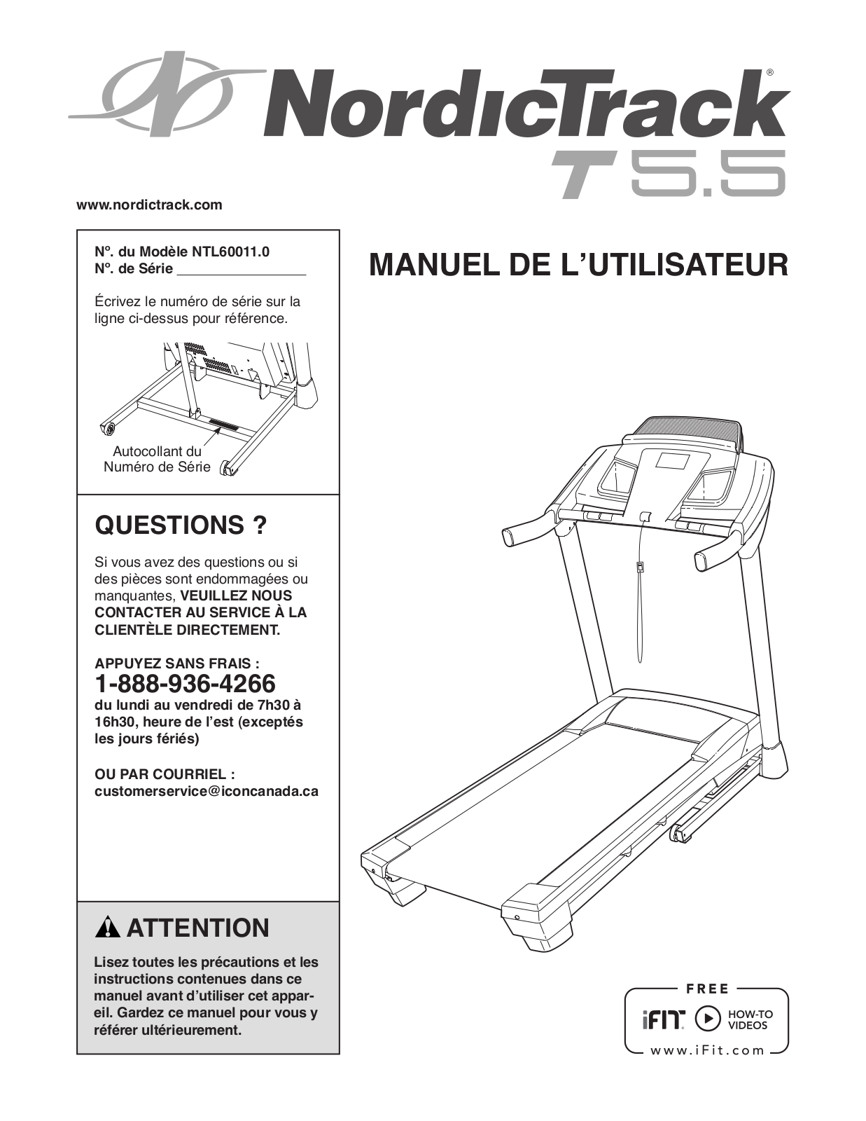 NordicTrack NTL600110 Owner's Manual