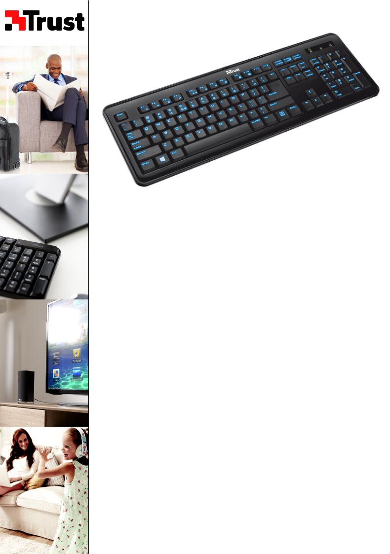 Trust eLight LED Illuminated Keyboard UK User Manual