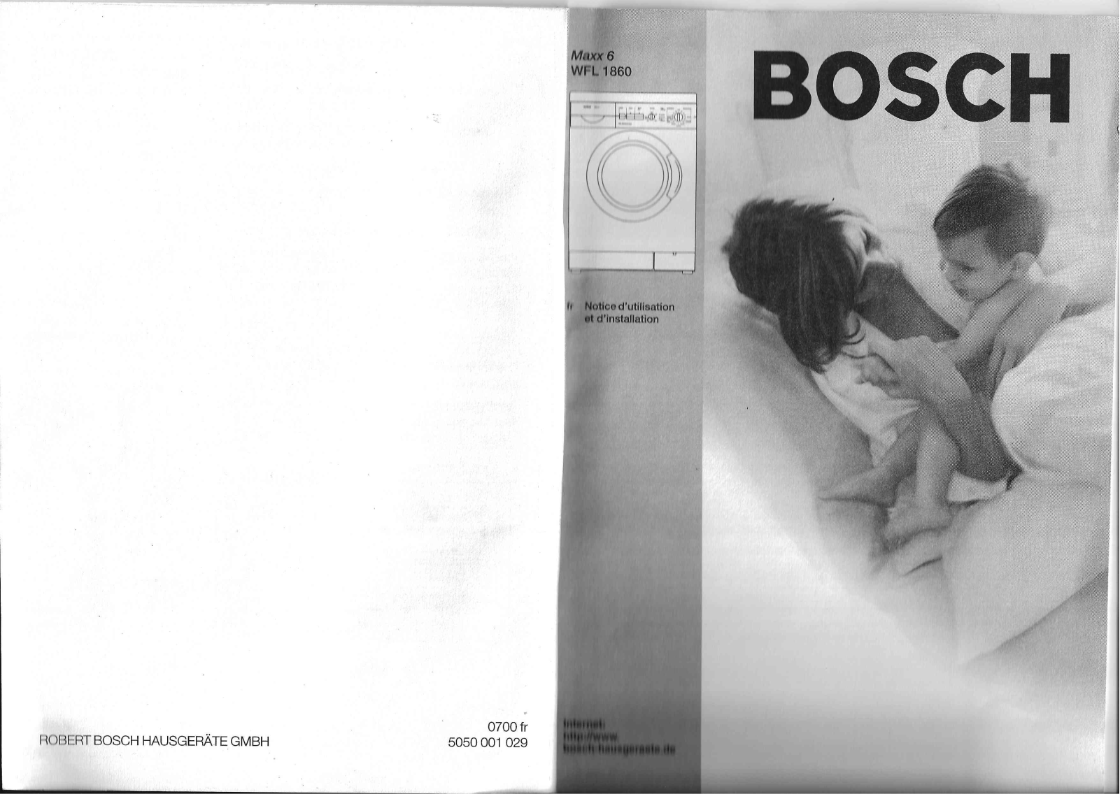 BOSCH WFL 1860 User Manual