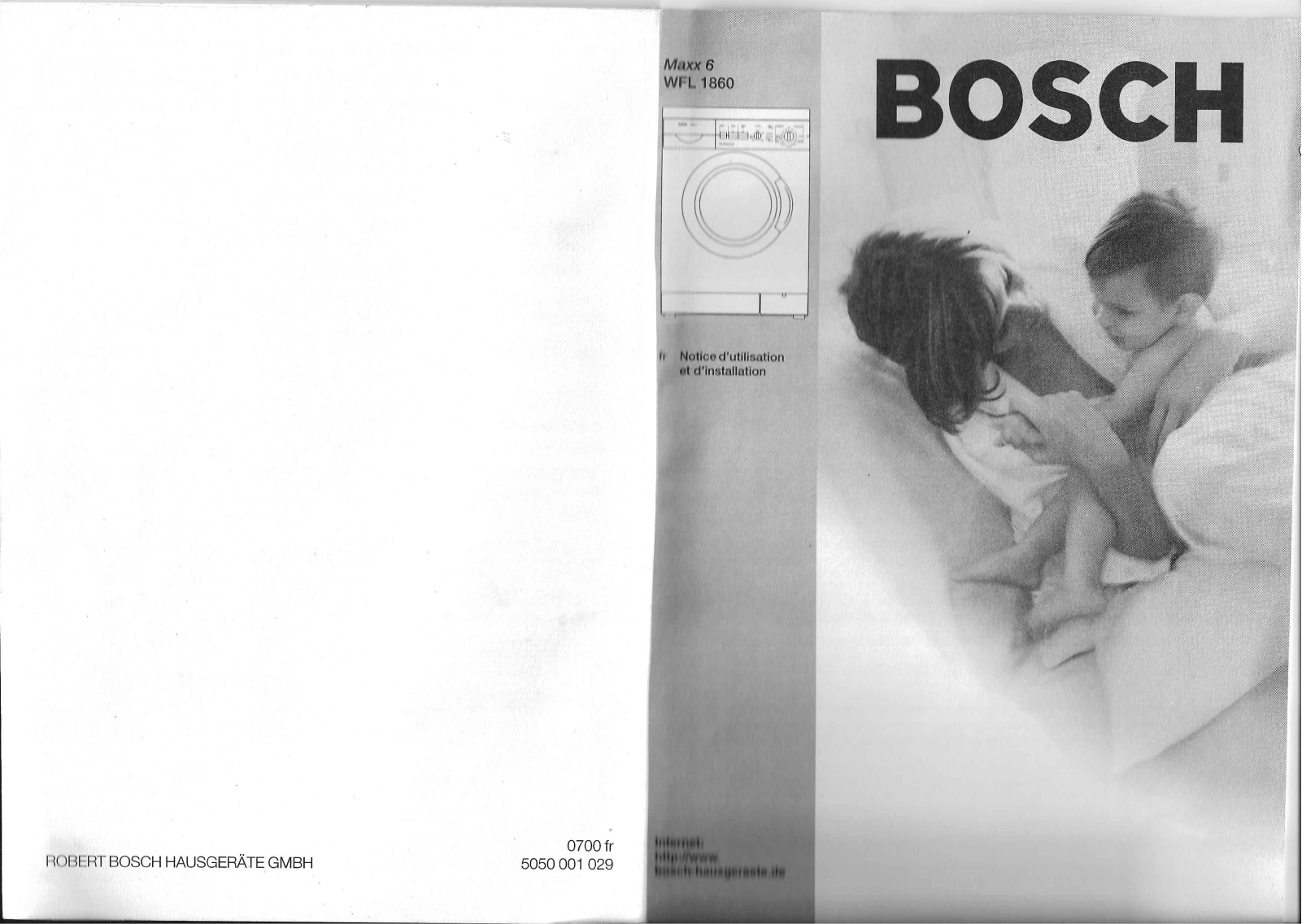 BOSCH WFL 1860 User Manual