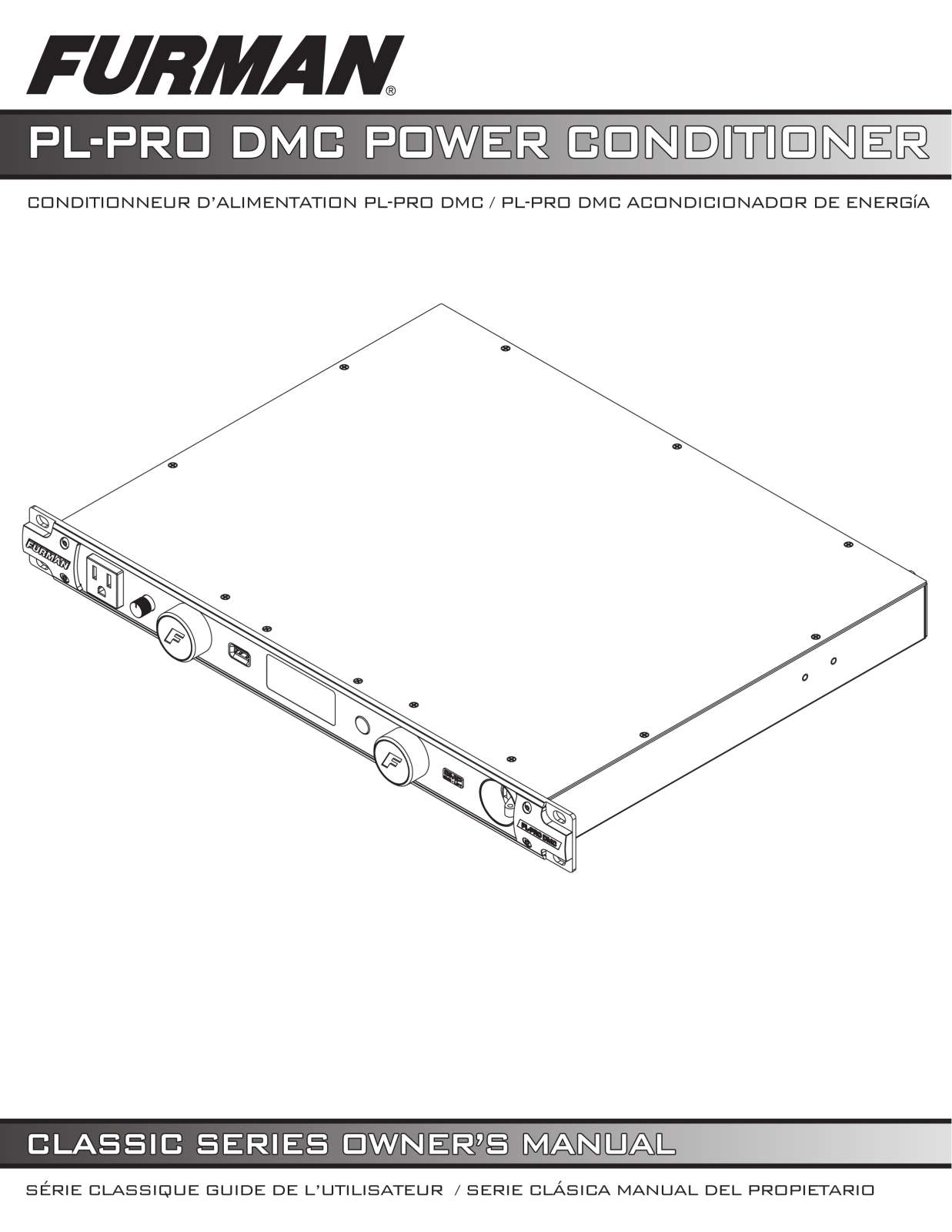 Furman PL-PRO DMC Users Manual