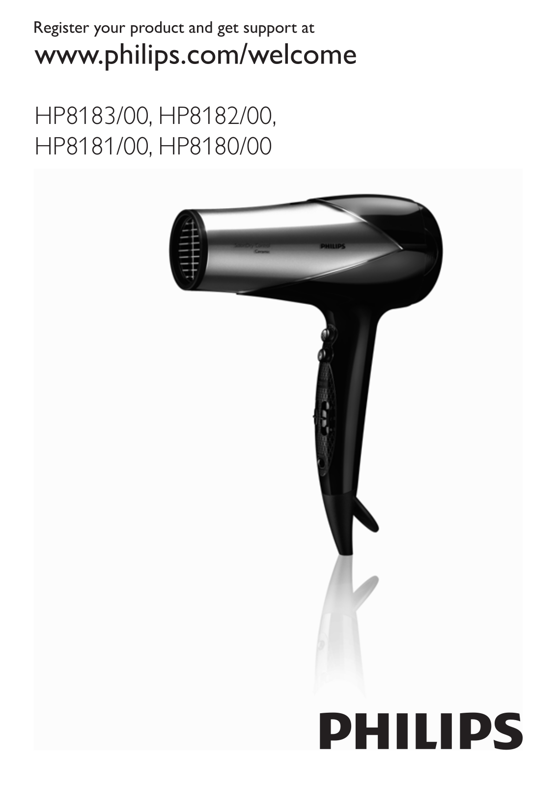 Philips SalonDry Control Haartrockner User Manual