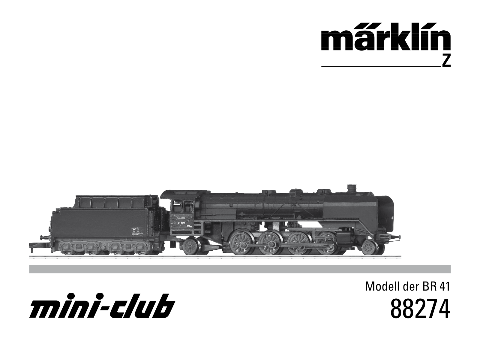 Märklin BR 41 User Manual