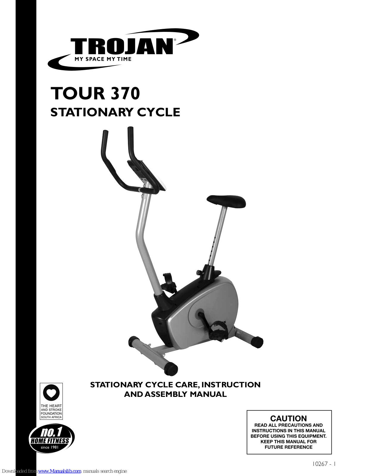 Trojan TOUR 370 Instruction And Assembly Manual