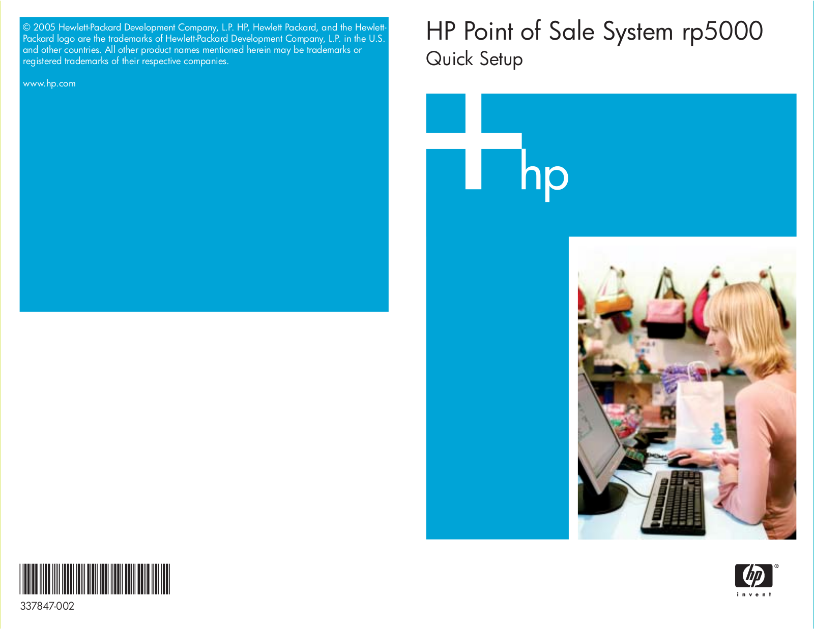 HP POINT OF SALE RP5000 User Manual