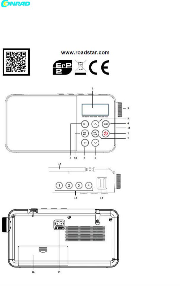 Roadstar TRA-2340PSW Instruction Manual