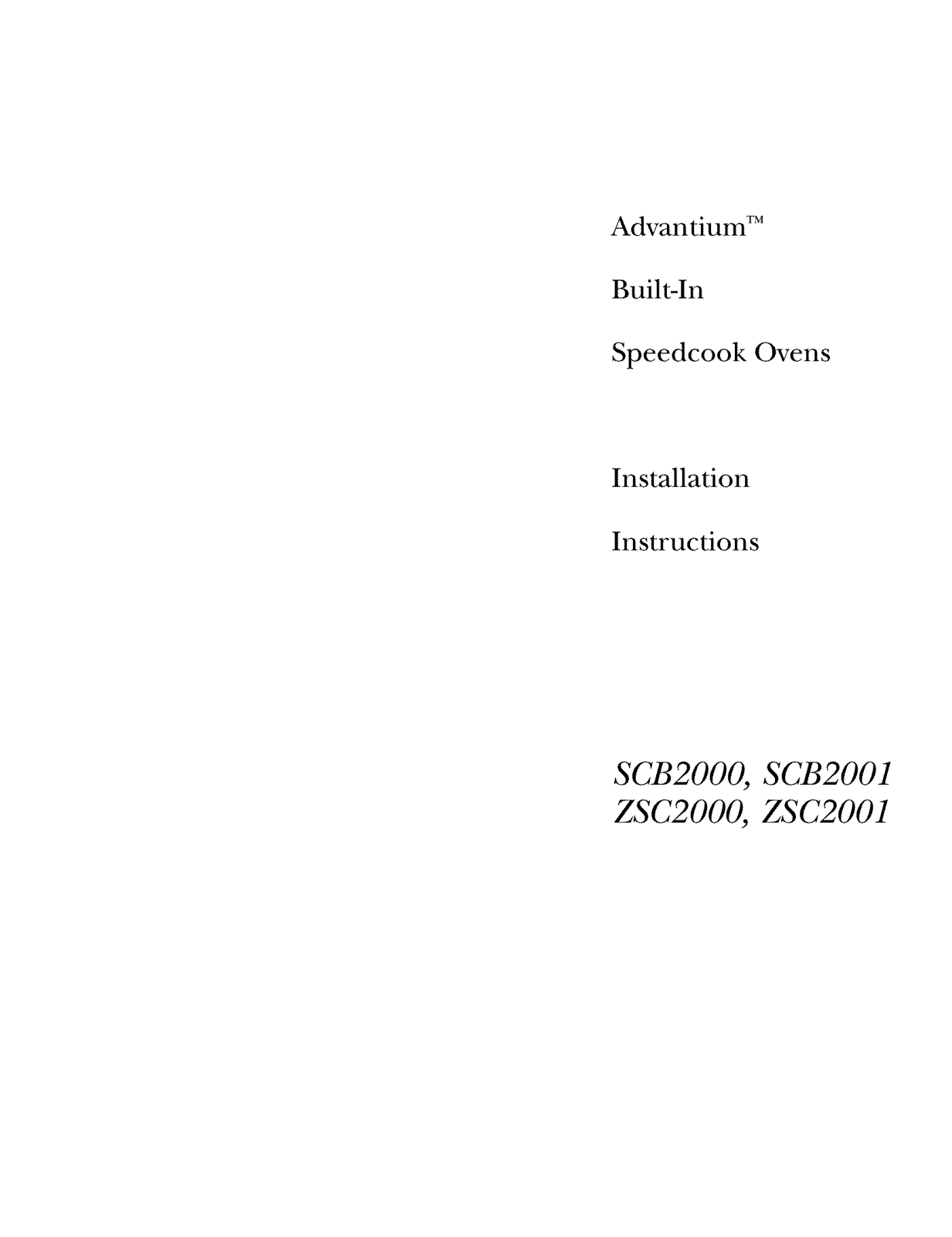 GE ZSC2000CBB02, ZSC2000CBB03, ZSC2000CWW02, ZSC2000CWW03, ZSC2000FBB01 Installation Guide - ManualMachine.com