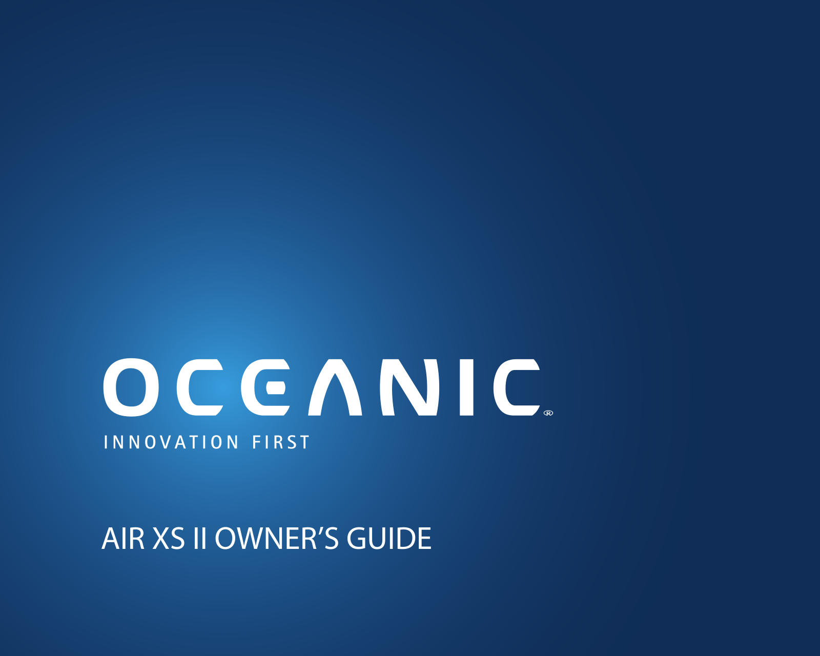 Oceanic Air XS 2 Owner's Manual