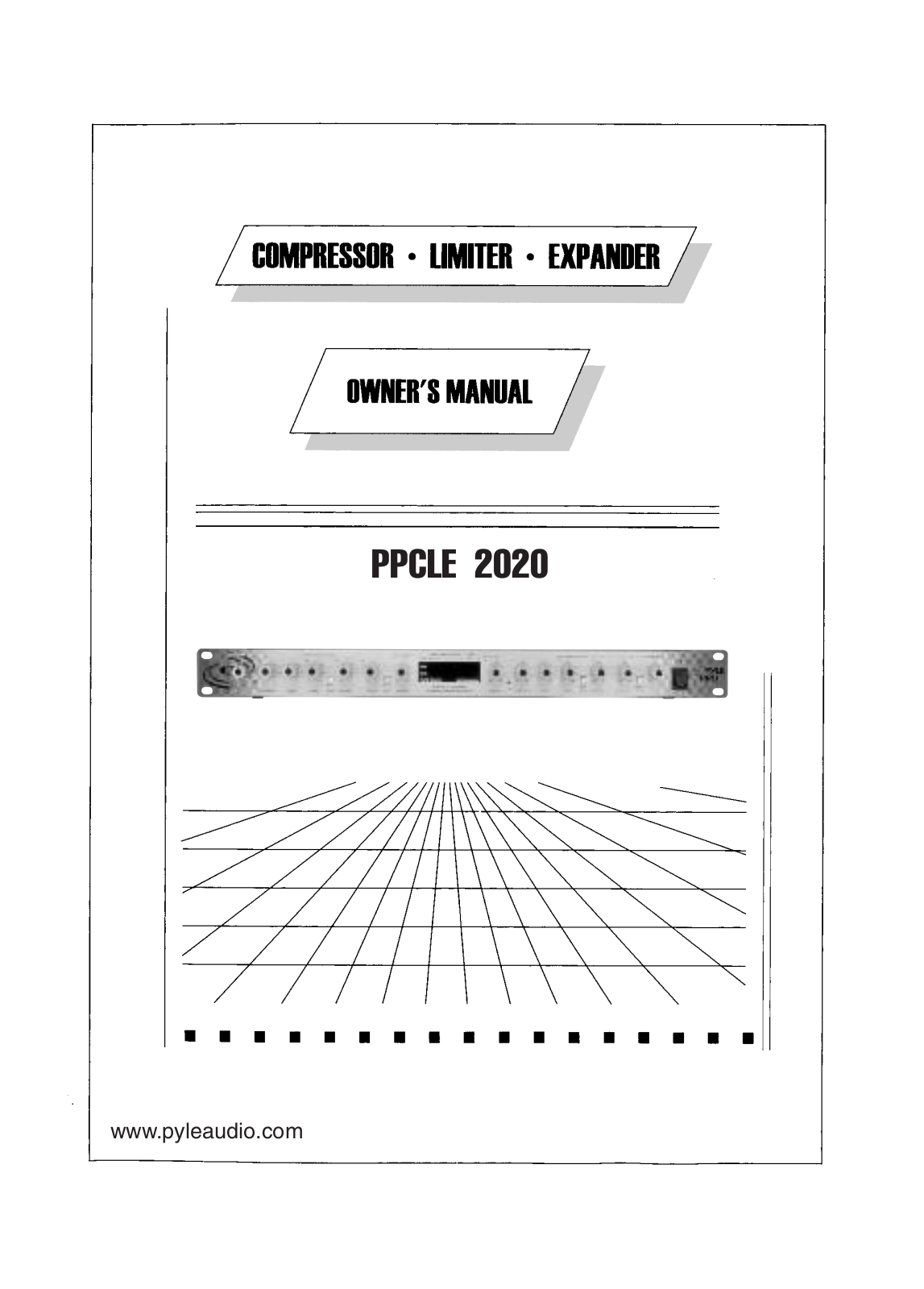 PYLE Audio PPCLE2020 Owner's Manual