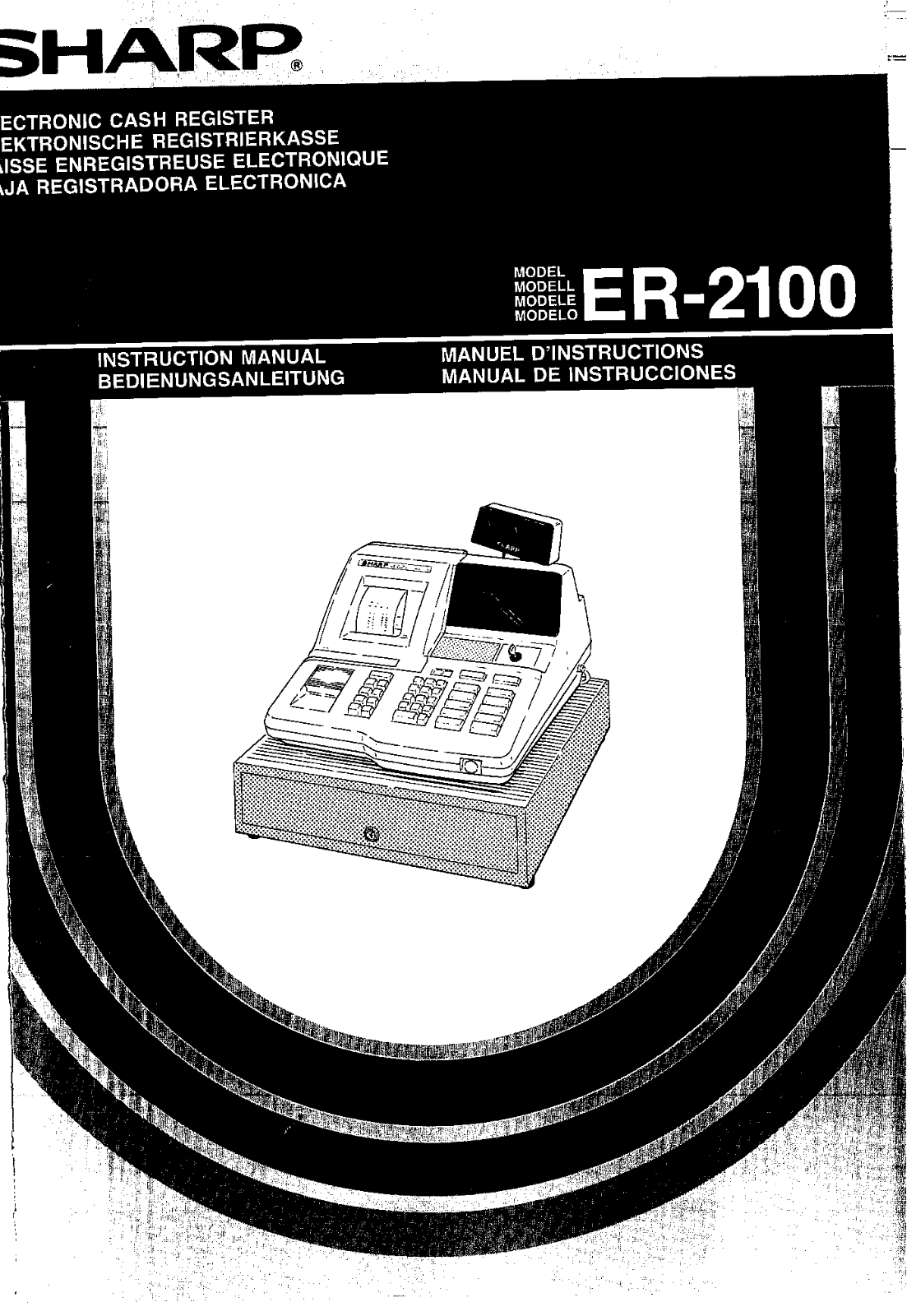 Sharp ER-2100 Instruction Manual