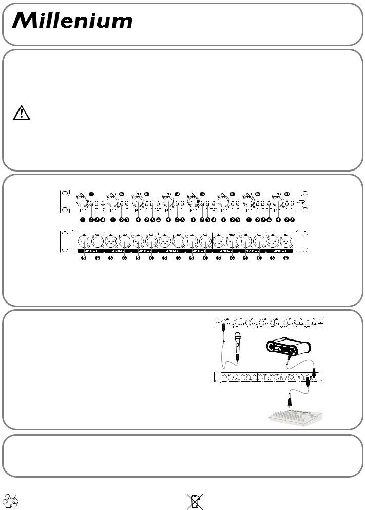 Thomann MS8 Quick Start Guide