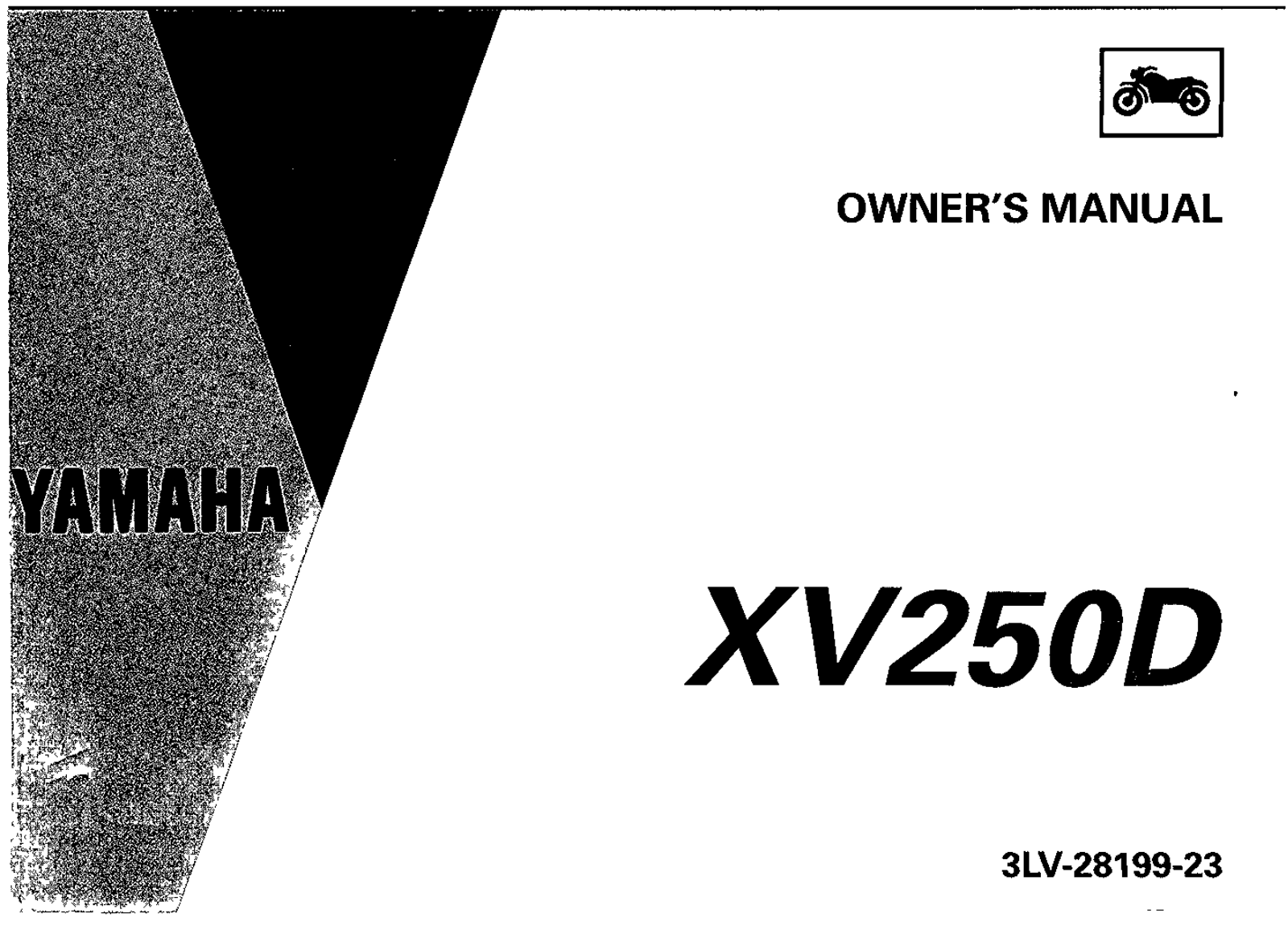 Yamaha XV250 D 1992 Owner's manual