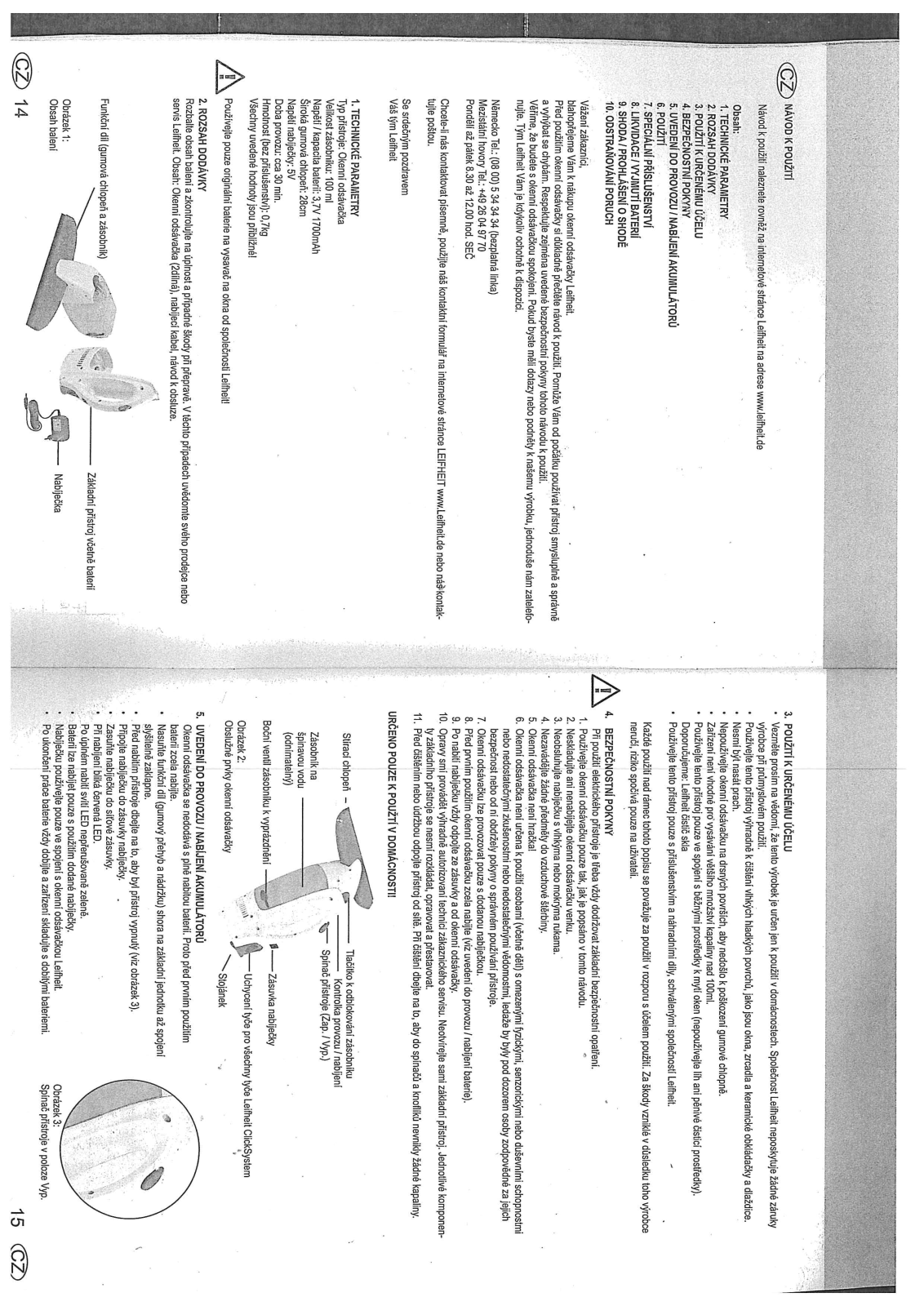 Leifheit Window Cleaner User Manual