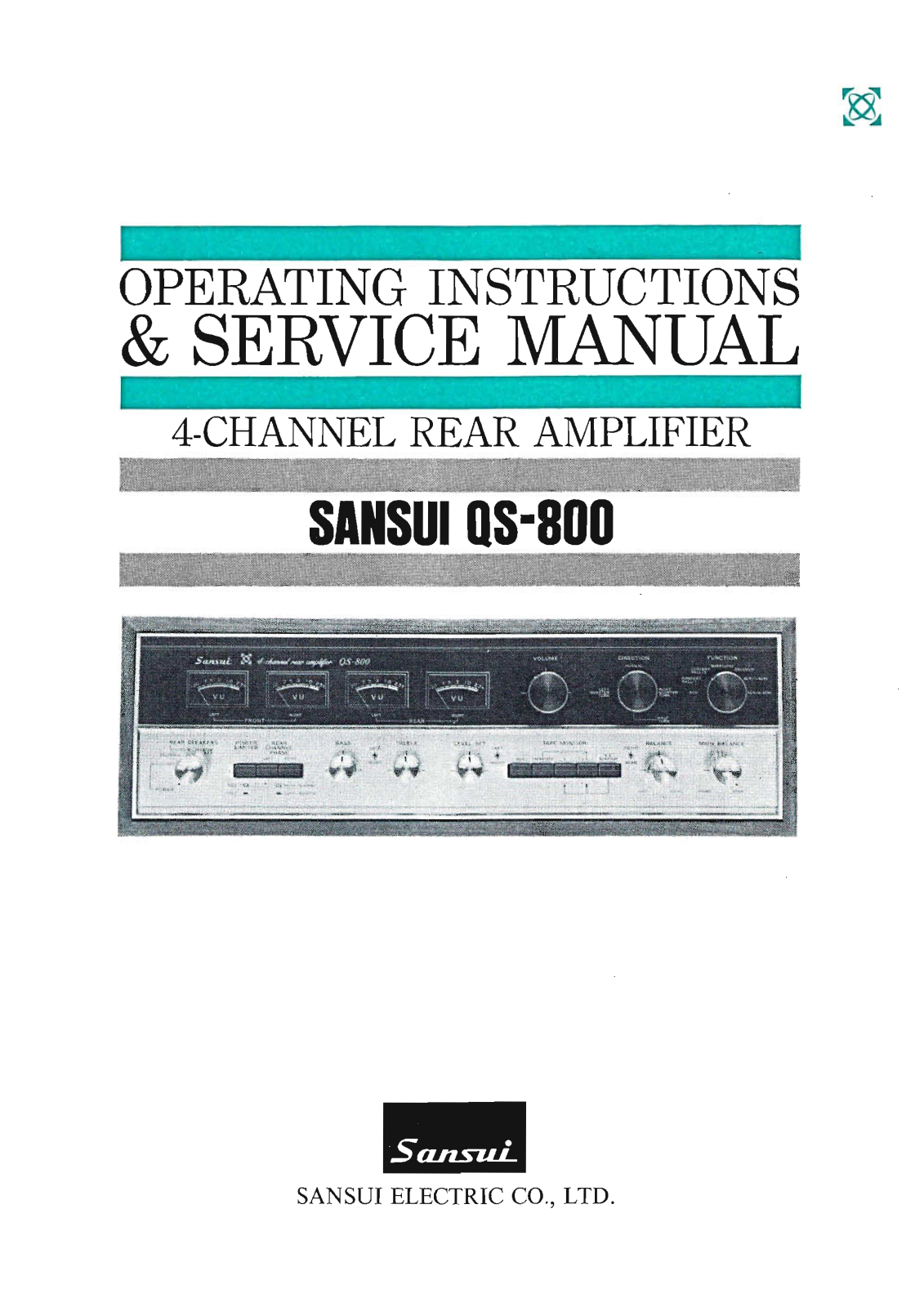 Sansui QS-800 Service Manual