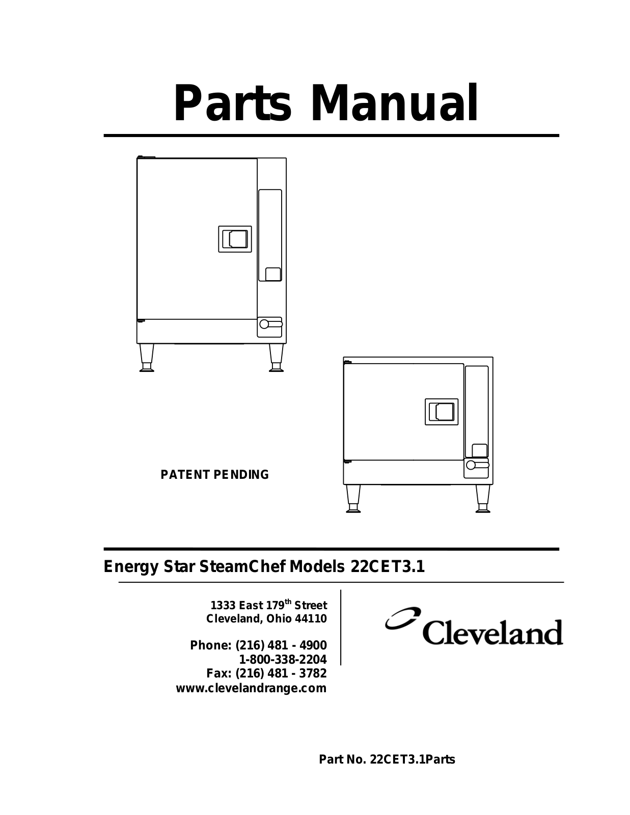 Cleveland 22CET3A Service Manual