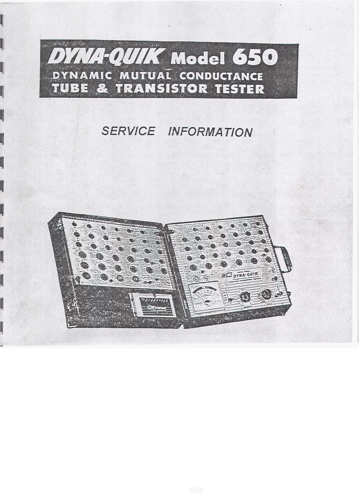 B&K ВК650 User Manual