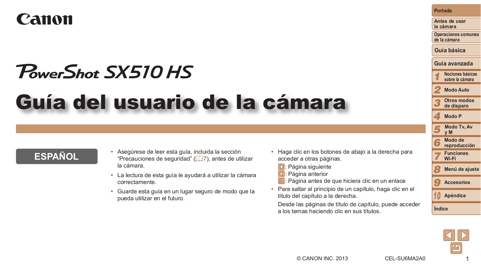 Canon SX510 HS Instruction Manual