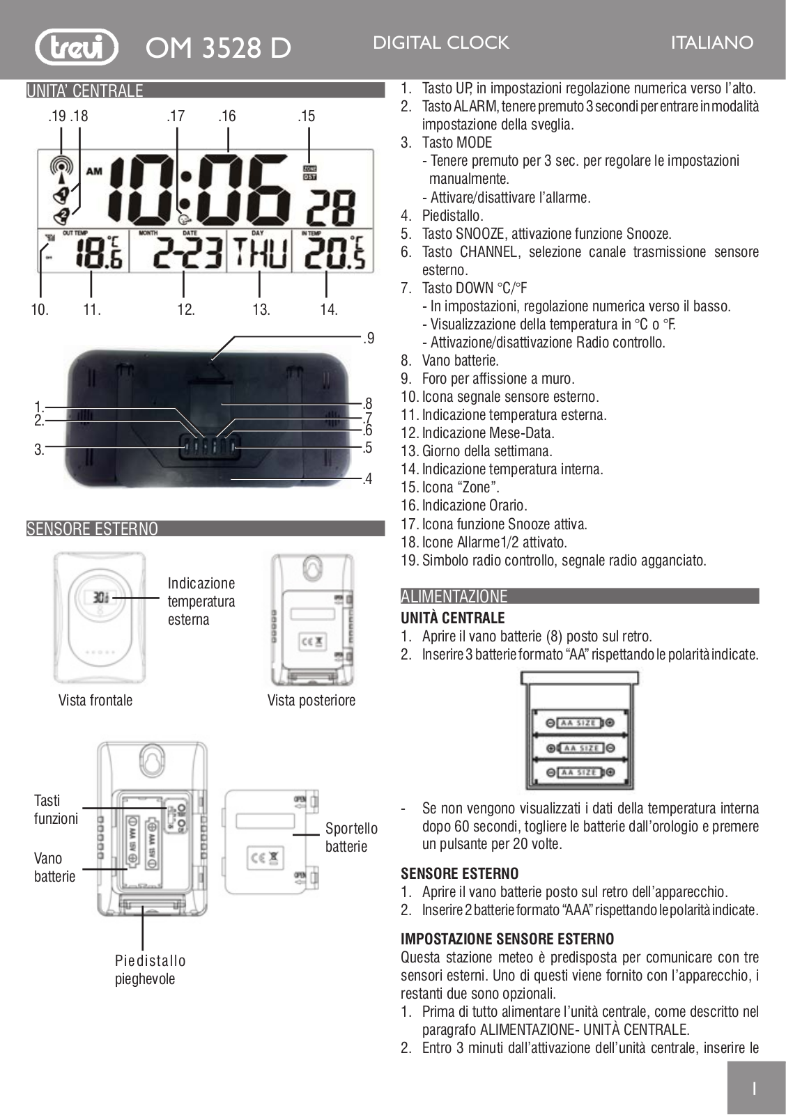 Trevi OM 3528 D User guide - ManualMachine.com