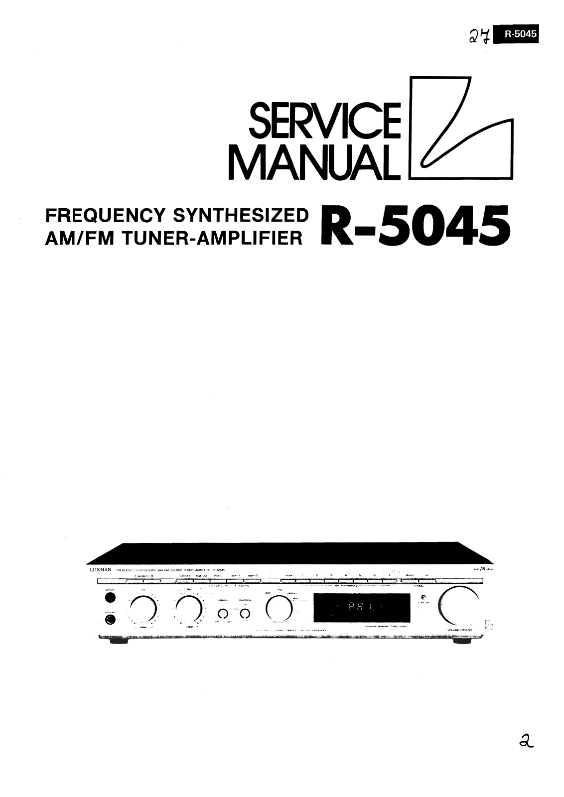 Luxman R-5045 Service Manual