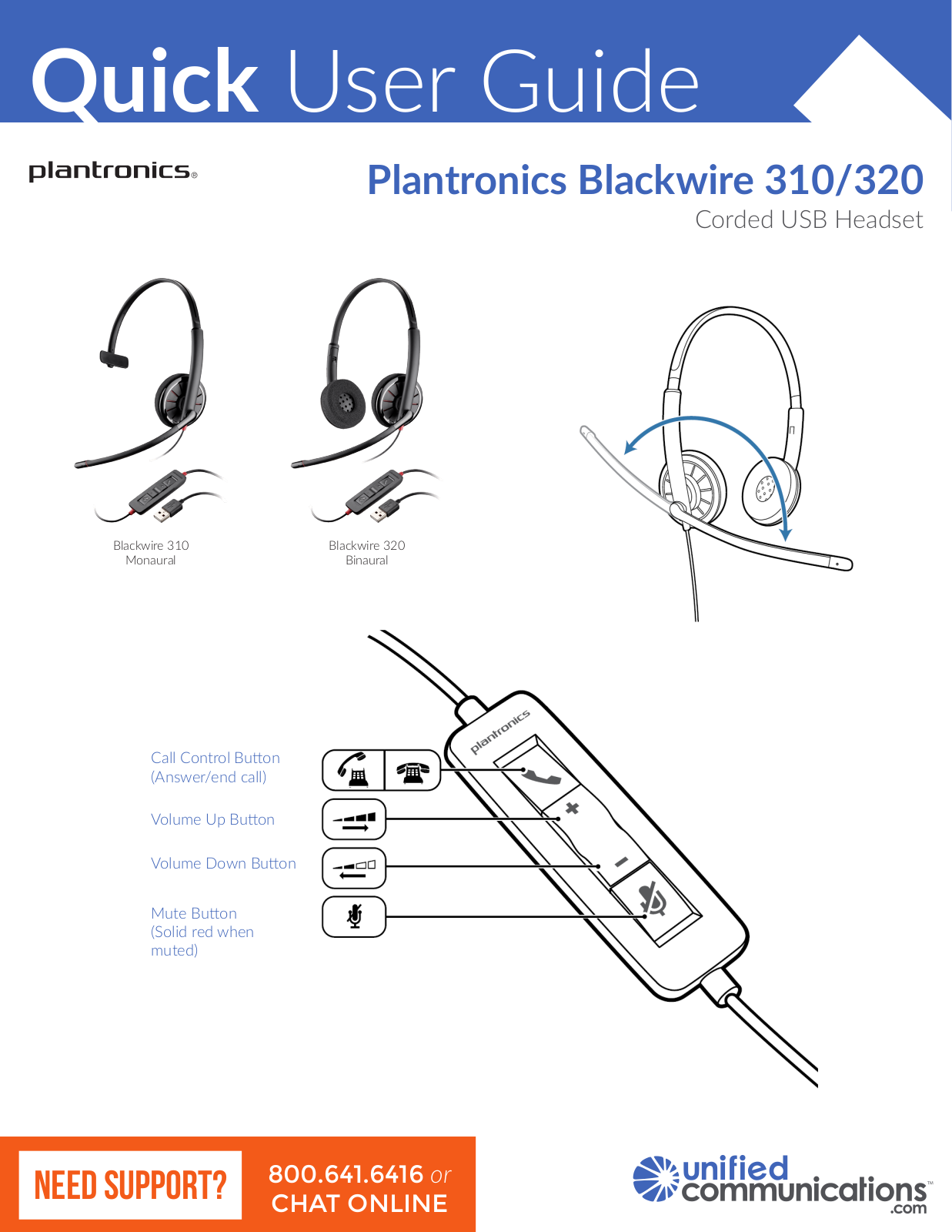 Plantronics 320, 310 User Manual