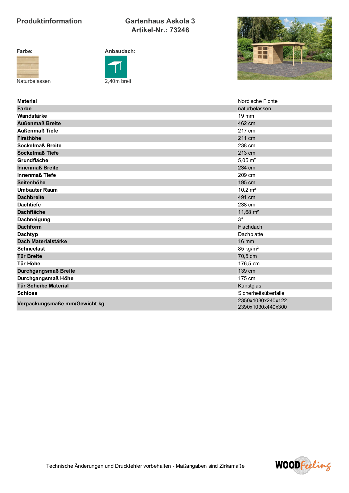 Karibu 73246 User Manual