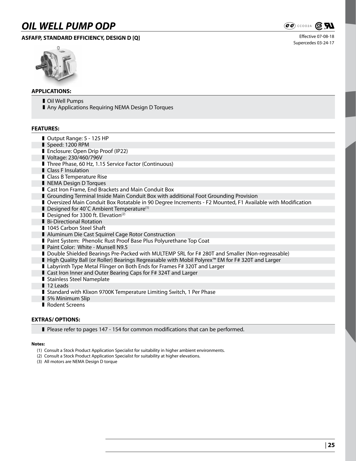 Teco OIL WELL PUMP ODP Catalog Page