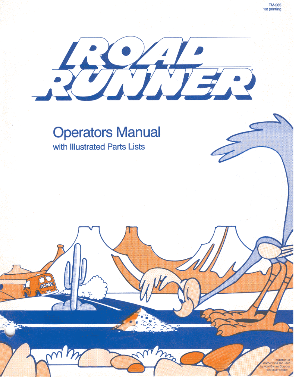 Atari Road Runner User Guide