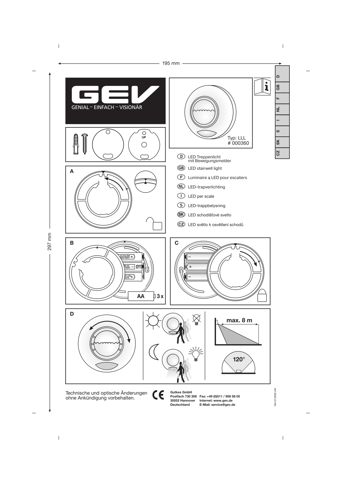 GEV 000360 User guide