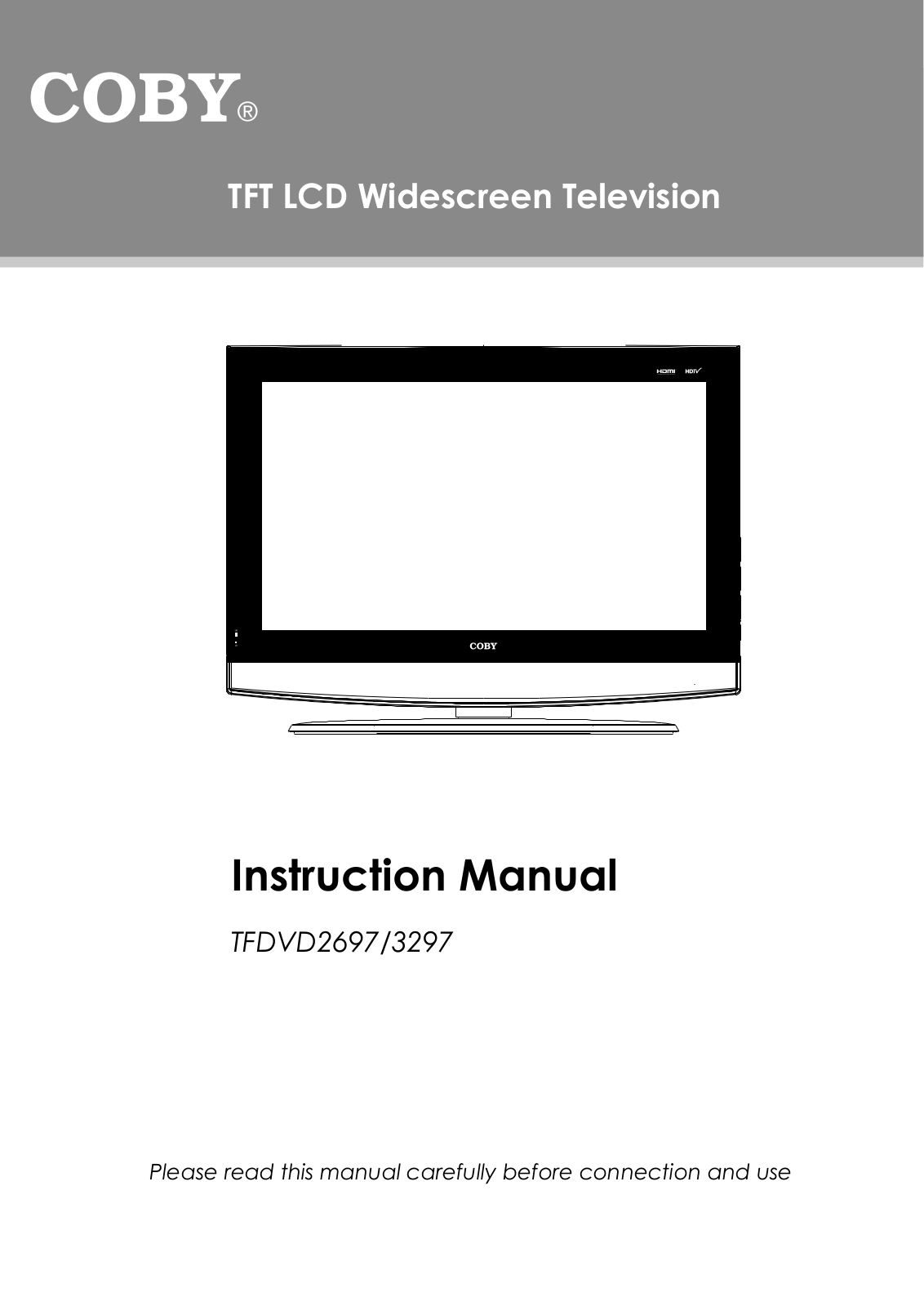 COBY electronic TFDVD2697, TFDVD3297 User Manual