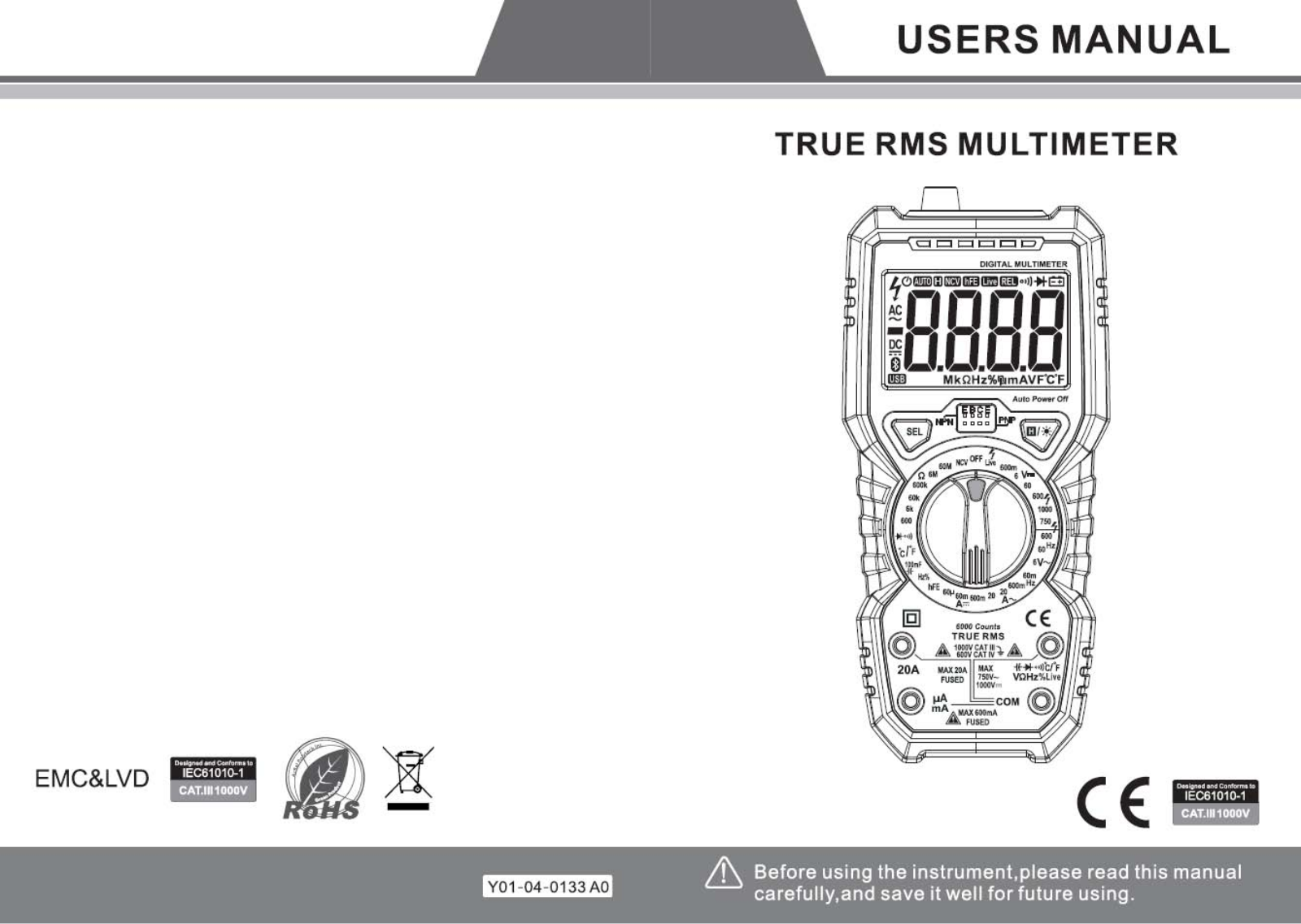 Peakmeter PM18C Manual