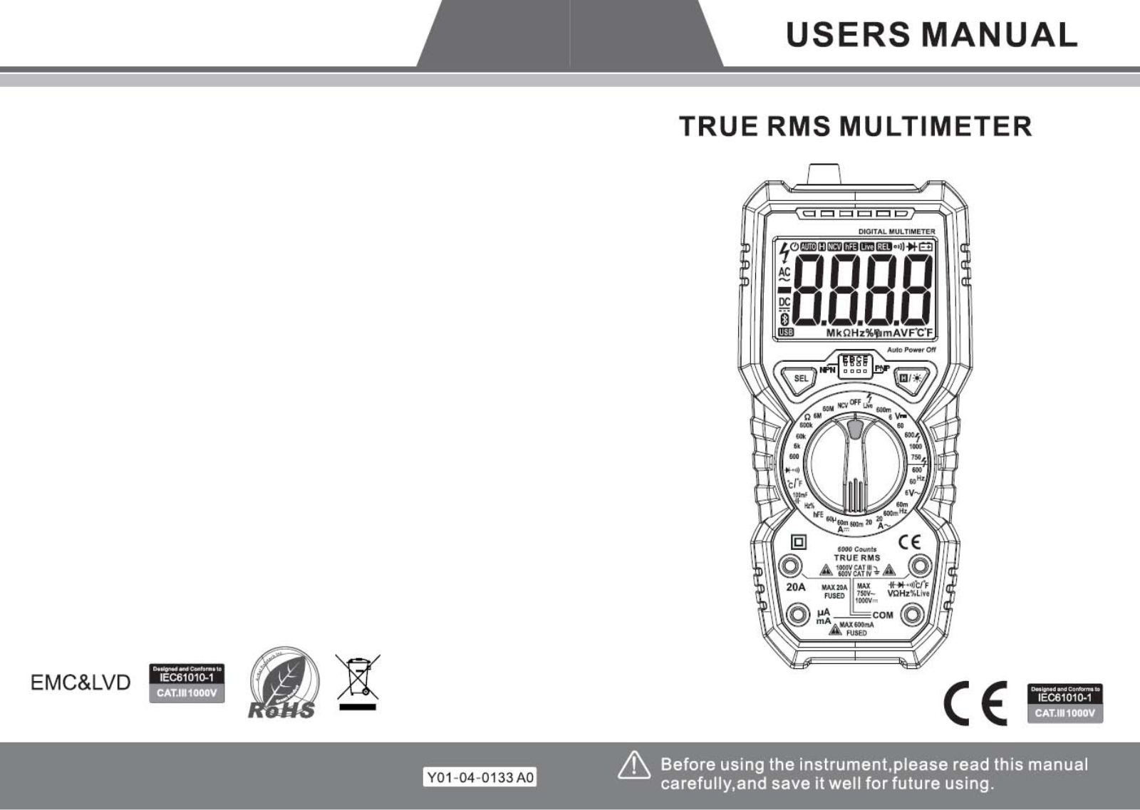 Peakmeter PM18C User Manual