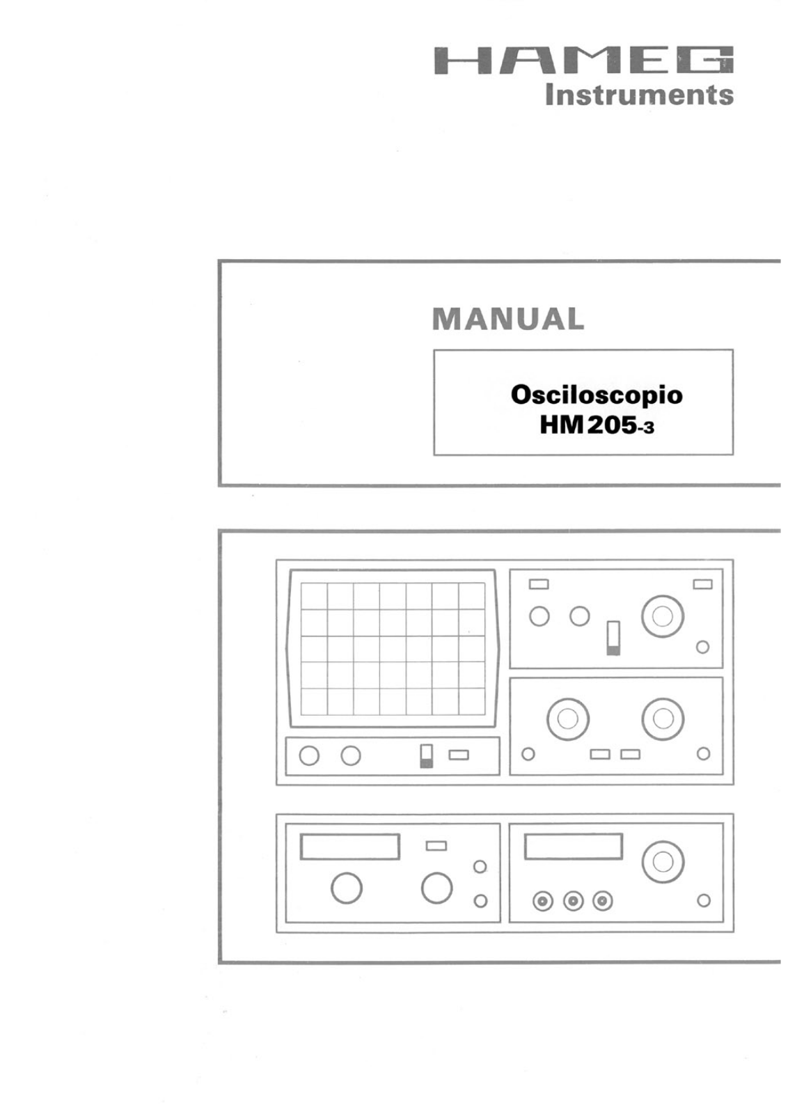 HAMEG HM205-3 User Guide