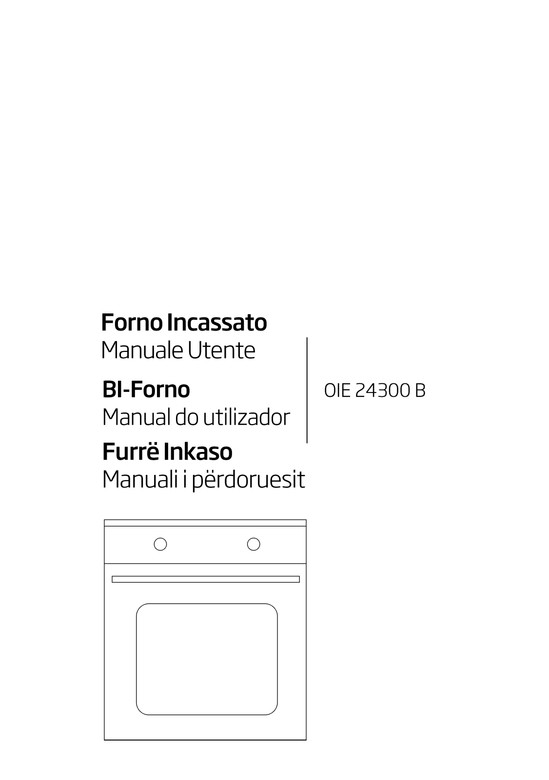 Beko OIE24300B User manual