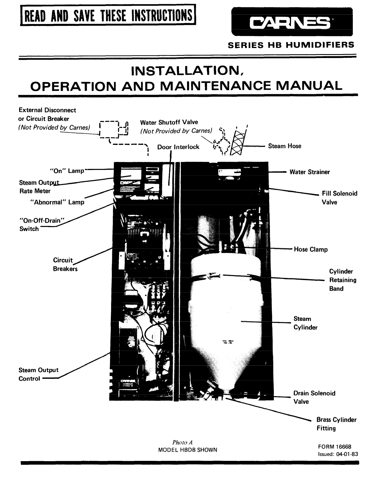 Carnes HBAB Installation  Manual - ManualMachine.com
