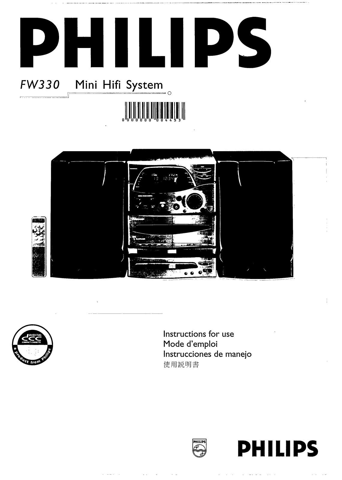 Philips FW330/25, FW330/22, FW330/21M, FW330/21, FW330/20 User Manual