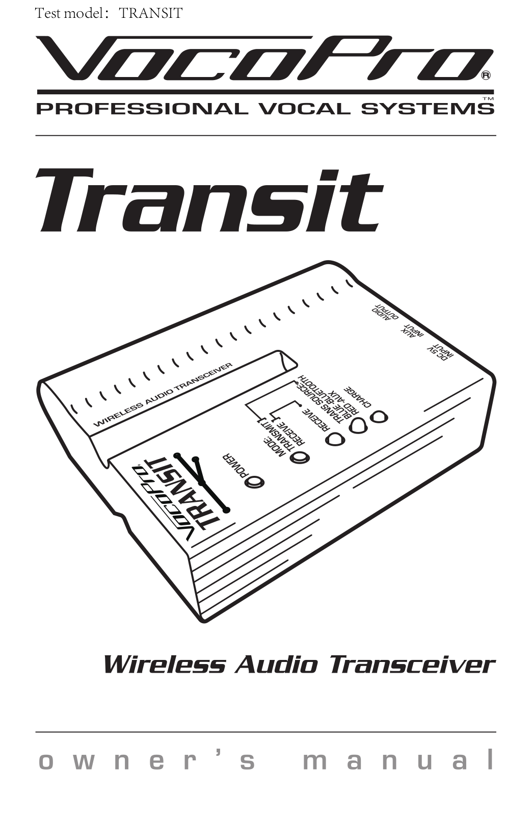 HANSEN ELECTRONICS TRANSIT User Manual