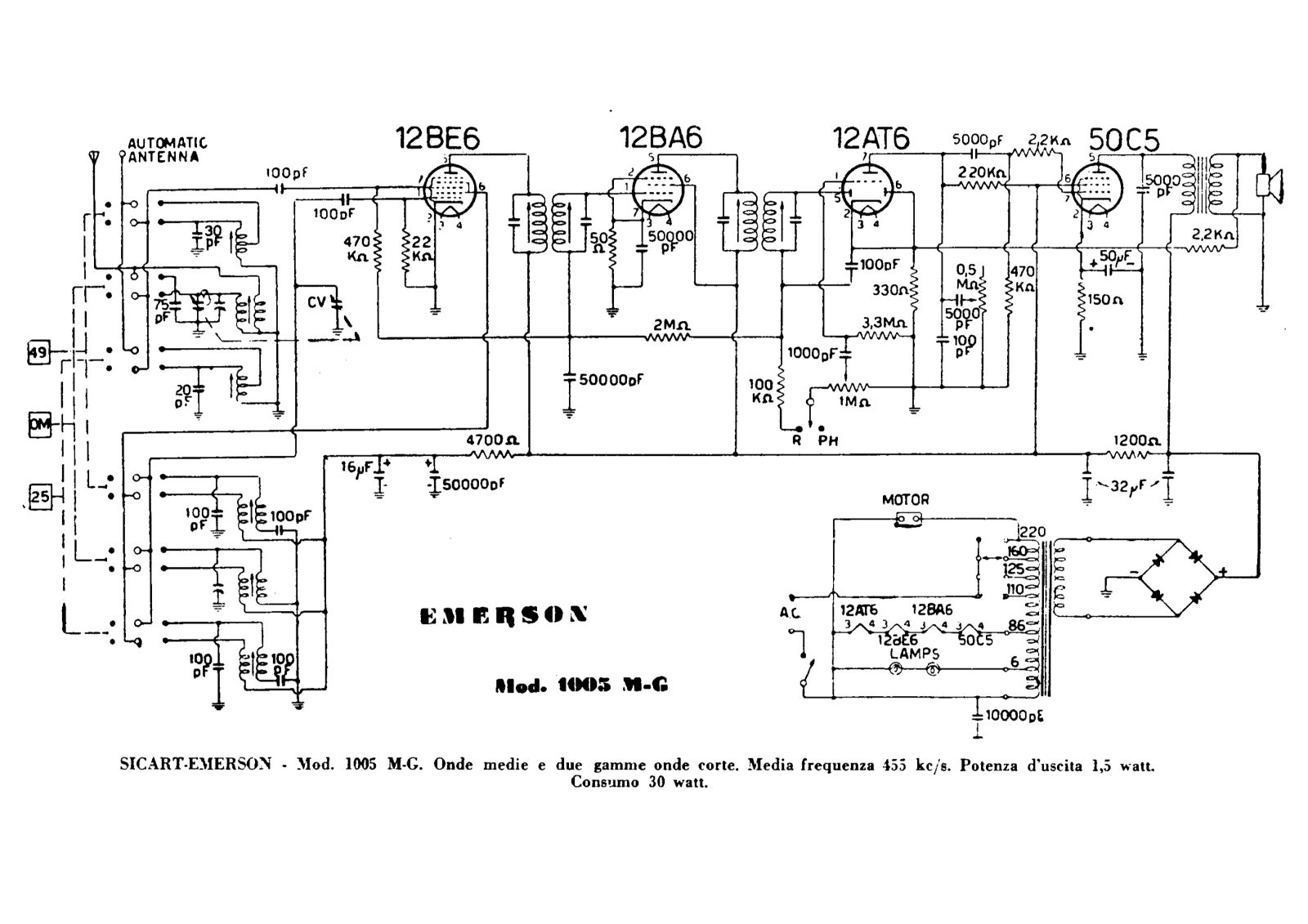 Sicart Emerson 1005mg schematic