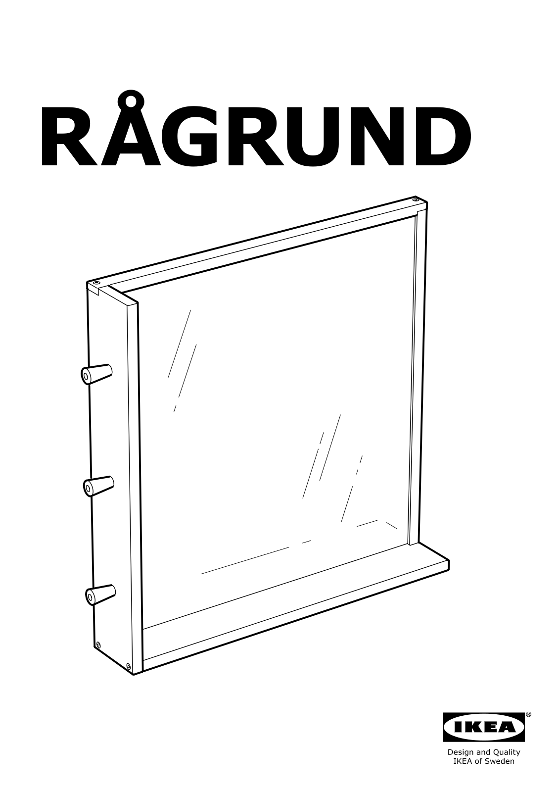 IKEA RÅGRUND Mirror User Manual