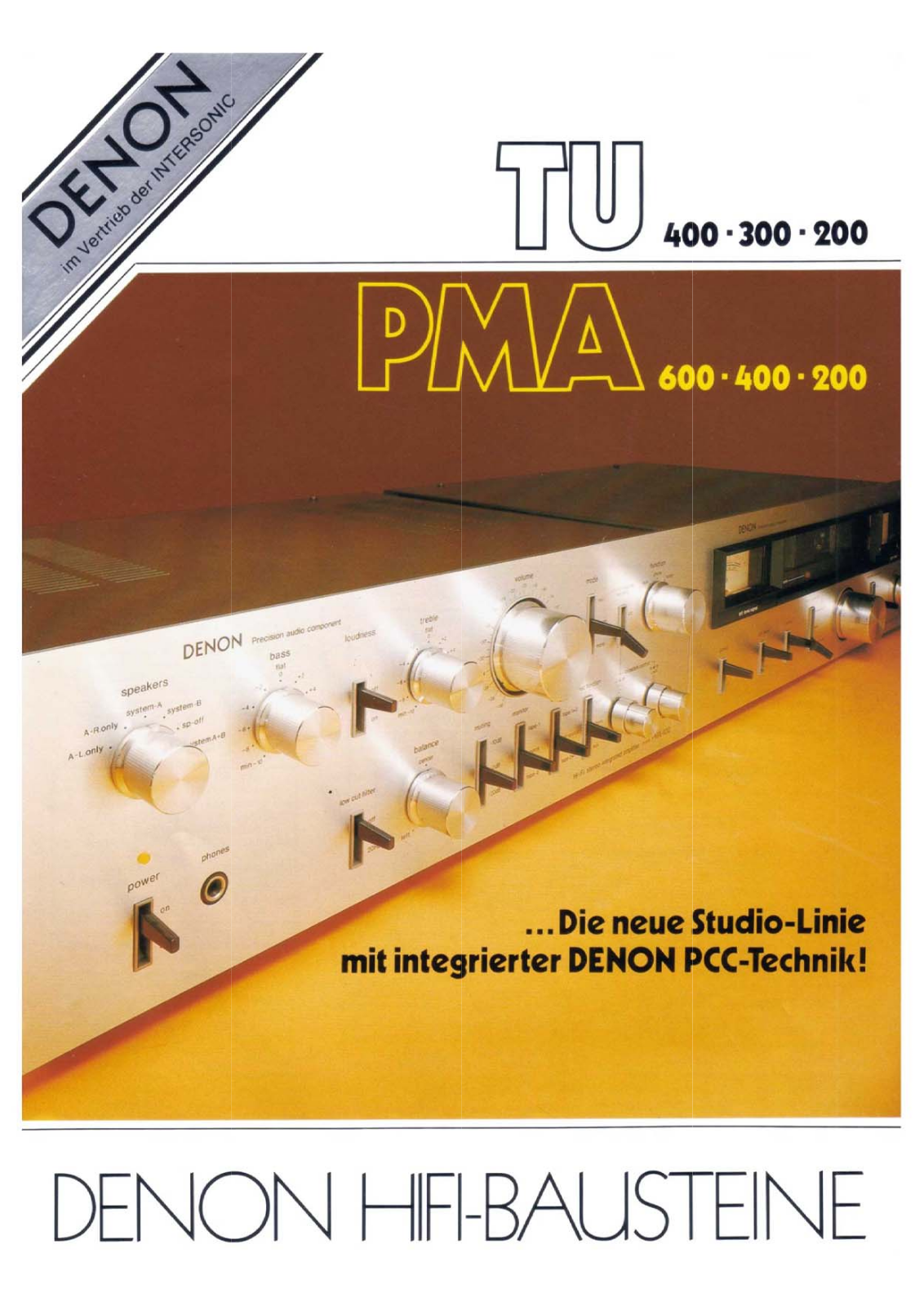 Denon PMA-200, TU-400, TU-200, PMA-400, PMA-600 Datasheet - ManualMachine.com