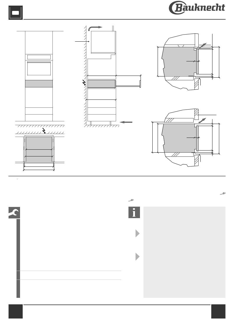 BAUKNECHT WD 150/1 PT Installation Instructions