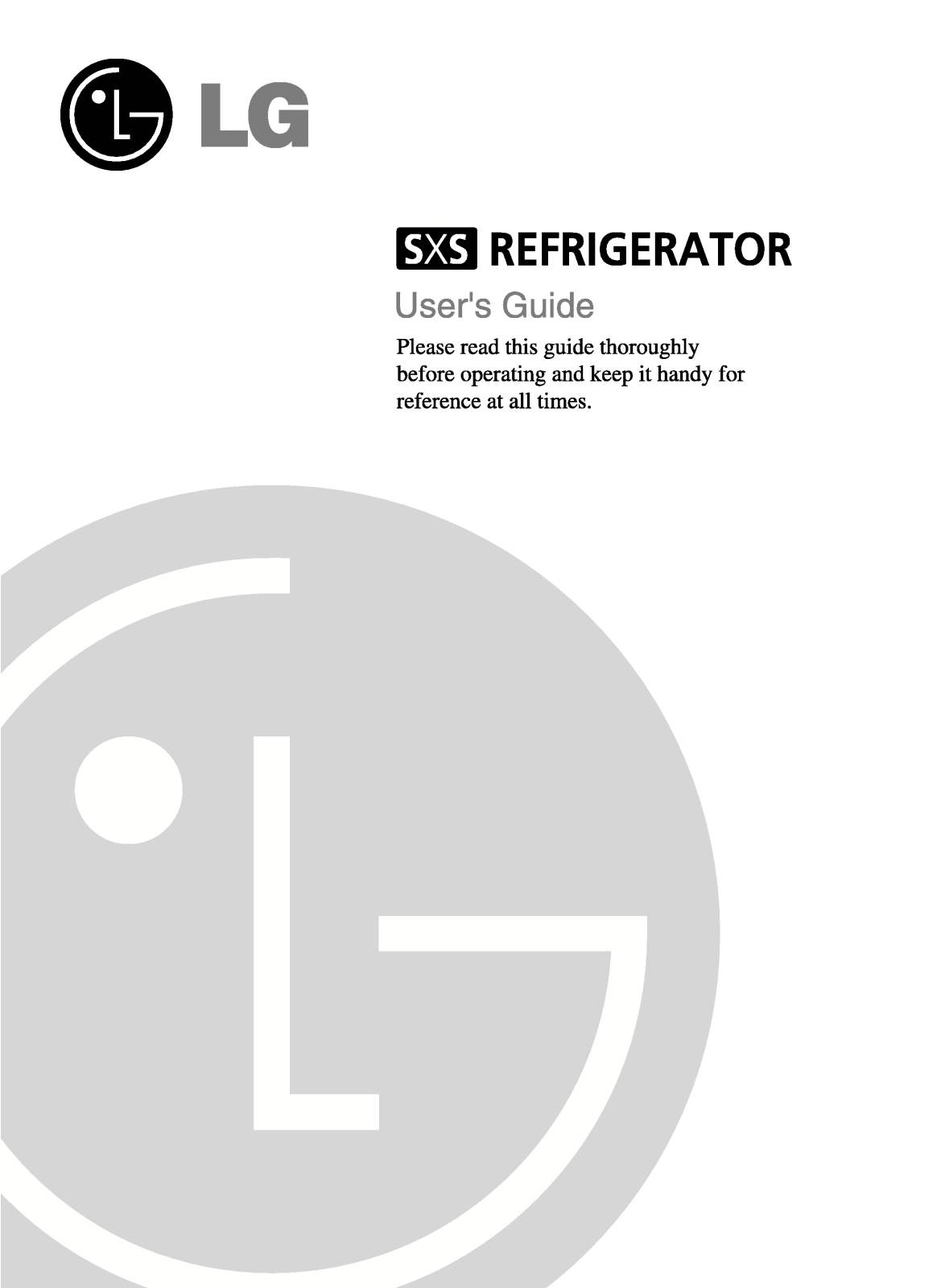 LG GR-L207QLR, GR-L197QLR User Manual