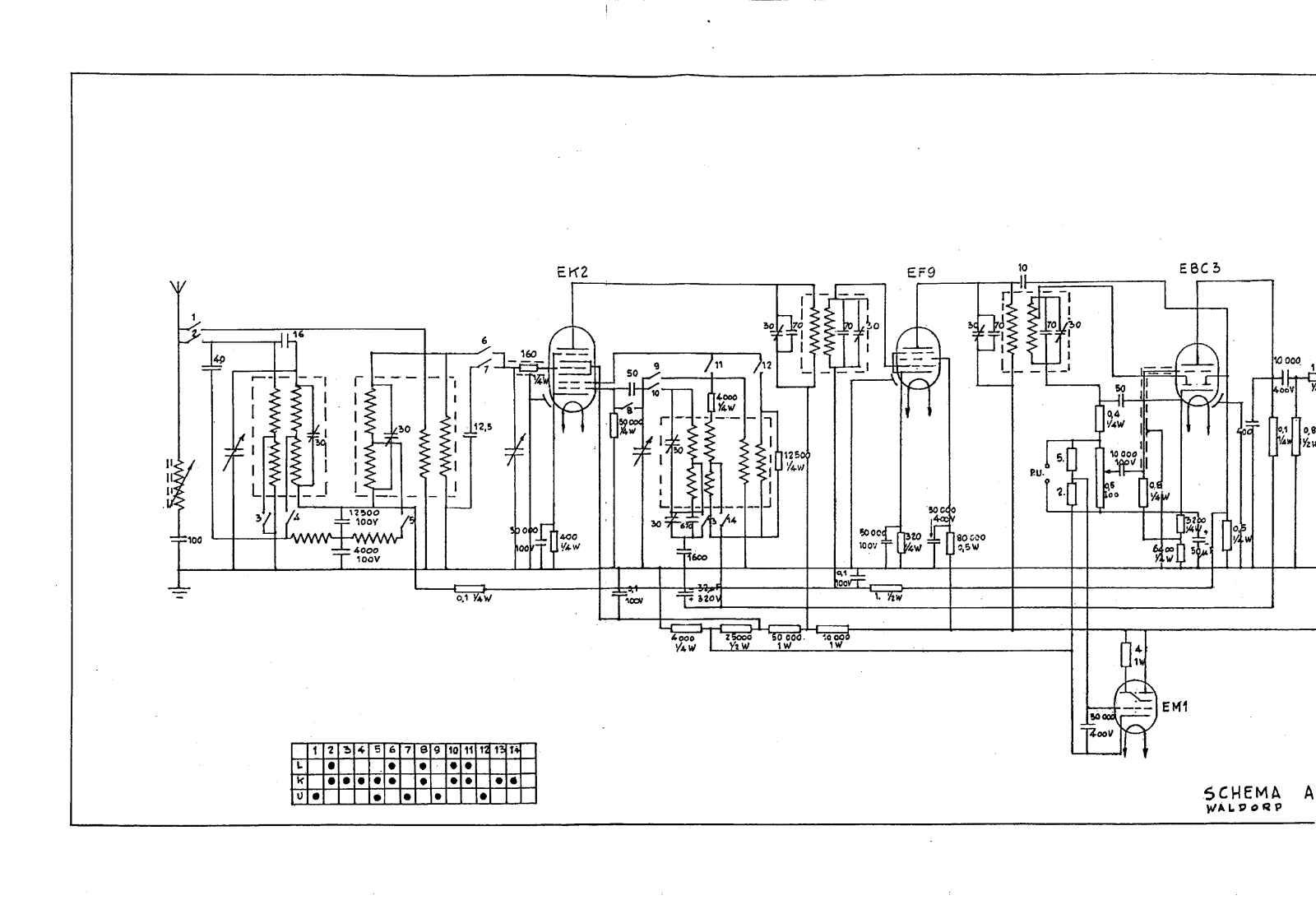 Waldorp 145 schematic