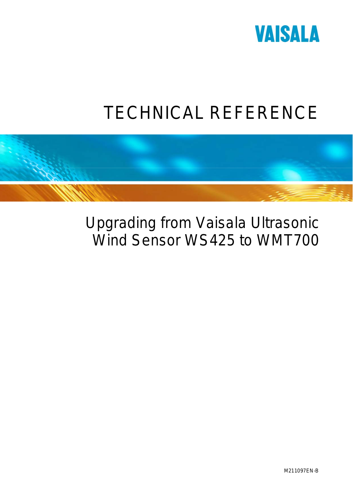 Vaisala WMT700 TECHNICAL REFERENCE