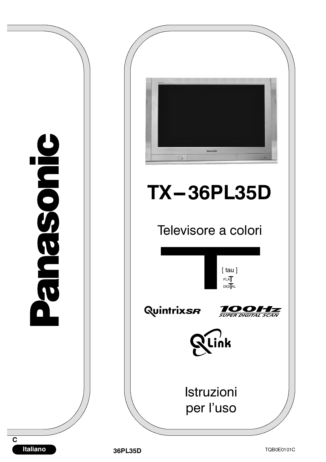 Panasonic TX-36PL35D User Manual