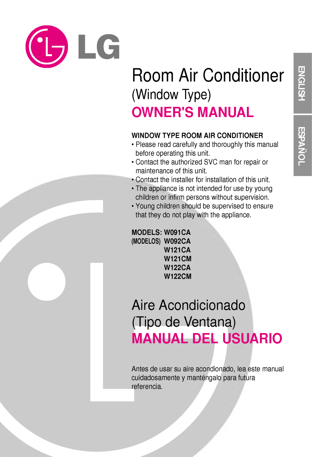 LG NWC123CBMK1AWYBLAT, NWC093GGAA0, NWC091GGAA0AWYBLAT User Manual