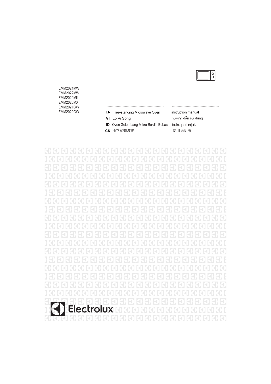 Electrolux EMM2021MW, EMM2022MW, EMM2022GW, EMM2022MK, EMM2026MX Instruction Manual