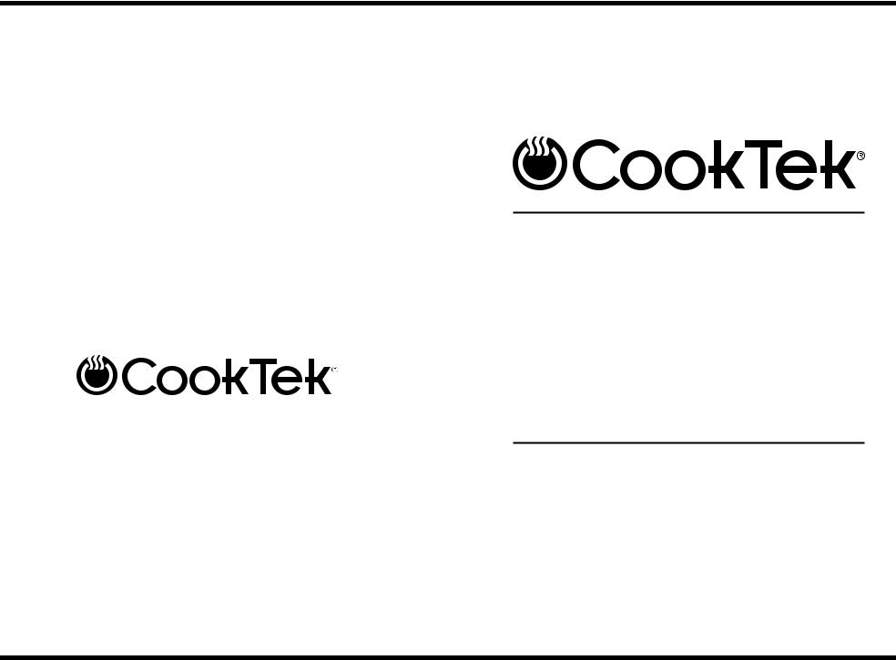 CookTek MW3500G, MWDG3500, MWG3500, MC3502FG, MCD3500G User Manual