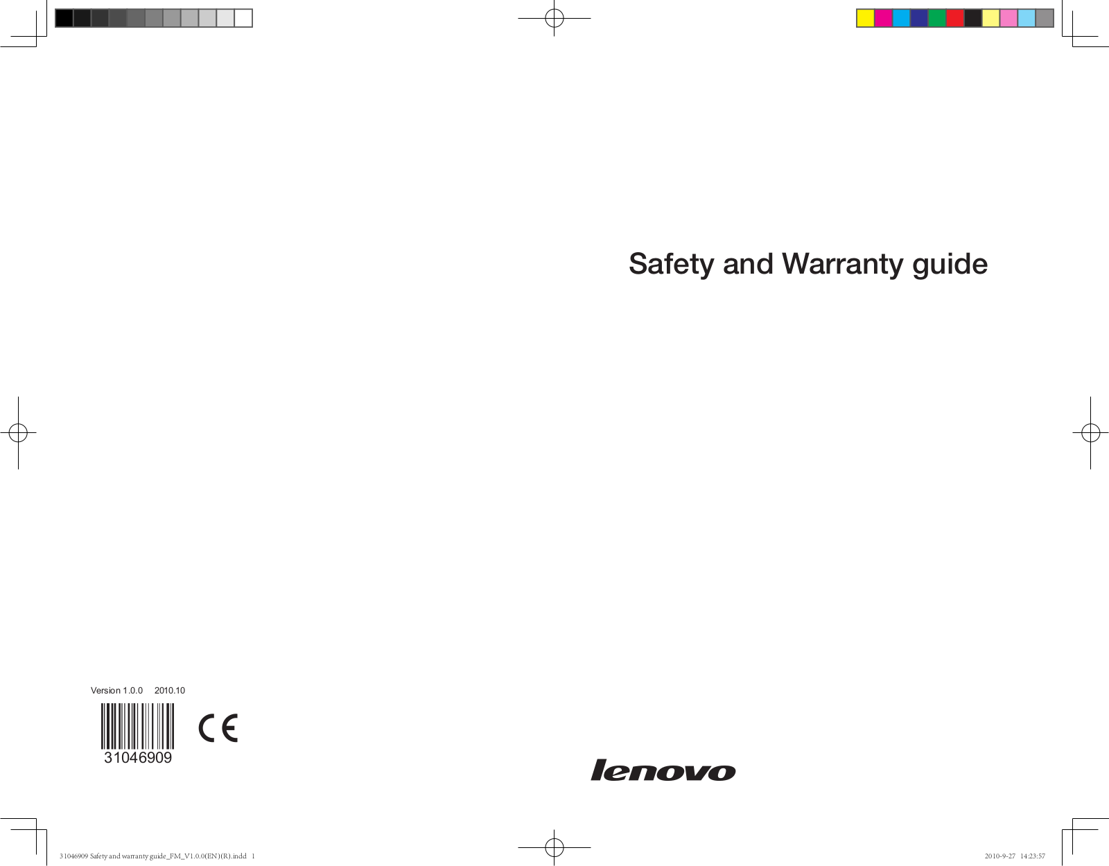 Lenovo 3000 Q100 User Manual